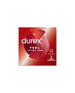 Durex Feel Ultra Thin, 3 kondoma