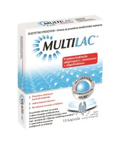 Multilac probiotik sinbiotik 10 kapsula