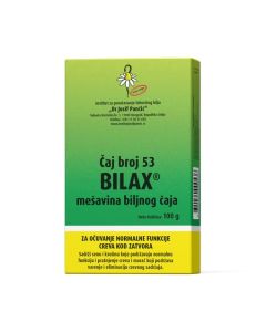 Bilax - mešavina biljnog čaja za očuvanje normalne funkcije creva kod zatvora (Čaj broj 53) 100 g