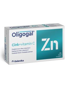 Oligogal Zn + vitamin C 30 kapsula