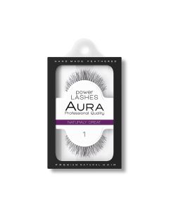 Aura veštačke trepavice Power Lashes 01