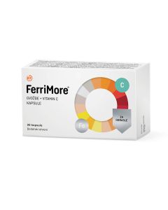 FerriMore Gvožđe i Vit C 30 kapsula