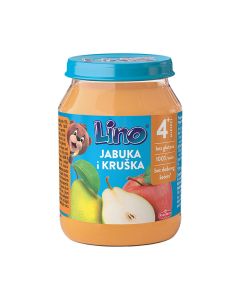 Lino kašica Jabuka i Kruška (4+) 190g