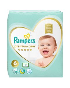 Pampers Premium Care 6 VP pelene, veličina 6 (13kg+), 38 komada