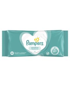 Pampers Sensitive, vlažne maramice, 52 komada