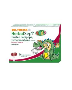 Dr.Theiss Herbal Sept Kids lizalice protiv kašlja 6 komada