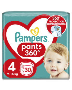 Pampers Pants VP pelene gaćice, veličina 4 (9-15 kg), 30 komada