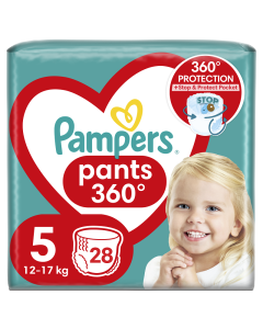 Pampers Pants VP pelene gaćice 5 (12-17 kg), 28 komada