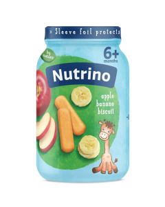 Nutrino Voćni pire - Jabuka, Banana sa Keksom 190g