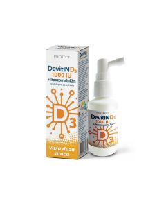 DevitIN D3 1000IU + Zn sprej, 30ml