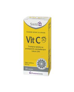 Swiss+ Vit C 24 1000mg, 30 tableta