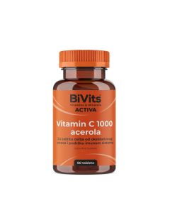 BiVits Activa Vitamin C 1000 Acerola, 60 tableta