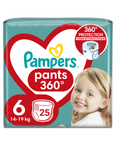 Pampers Pants VP pelene gaćice 6 (14-19 kg), 25 komada