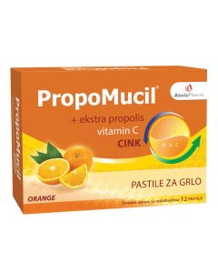 Propomucil pomorandža 12 pastila