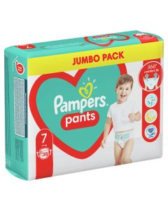 Pampers Pants JP pelene gaćice, veličina 7 (17+ kg), 38 komada