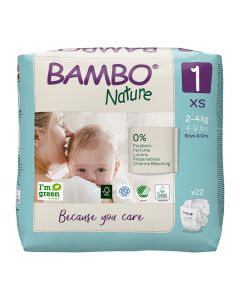 Bambo Nature pelene Eco-Friendly 1, 22 komada