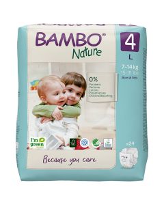 Bambo Nature Eco-Friendly 4 pelene, 24 komada