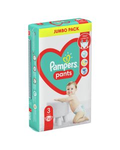 Pampers Pants JP pelene gaćice, veličina 3 (6-11 kg), 62 komada