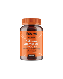 BiVits Activa Calcium Vitamin D3 1000IU, 60 tableta