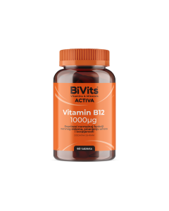 BiVits Activa Vitamin B12 1000mcg, 60 tableta