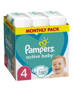 Pampers Monthly Pack Active Baby S4 9-14kg 180 komada