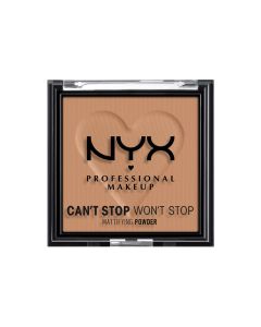 Mat puder u kamenu NYX Professional Makeup Can't Stop Won't Stop Mattifying Powder 6g Caramel