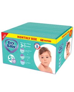 Evy Baby pelene Box 5 junior 11-25kg 3u1 68 komada