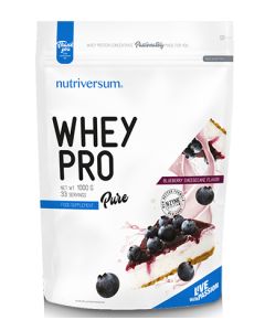 Nutriversum Whey Pro borovnica čizkejk 1000g