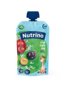 Nutrino pauč jabuka, šljiva i pirinač 100g