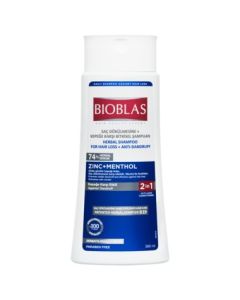 Bioblas Šampon za prevenciju peruti i opadanja kose cink i mentol 360ml