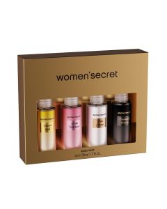 Women'secret Body Mist set metalic 4x50ml