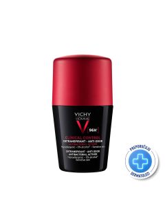 Vichy Homme Clinical Control Roll-on dezodorans protiv neprijatnih mirisa do 96h, 50 ml