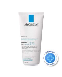 La Roche Posay Lipikar Lait 10% urea umirujuće hidratantno mleko za telo obogaćeno lipidima protiv perutanja 200 ml