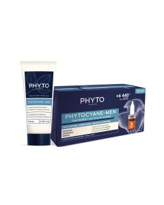 Phytocyane Men Tretman protiv opadanja kose za muškarce 12 x 3,5 ml + Šampon Gratis 100ml