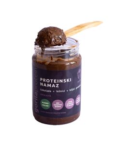 Gorila Proteinski namaz čokolada + lešnik + biljni proteini 375g