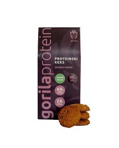 Gorila Proteinski keks double choco 175g