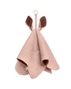 Bibs mazilica za bebe blush muslin/woodchuck plush