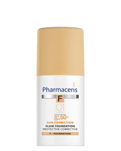 Pharmaceris F Puder Sun korektivni tečni SPF 50+ ivory 01 30ml