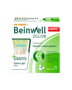 Dr.Theiss Beinwell zglob 90 obloženih tableta + gavez gel gratis 30ml