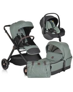 Cangaroo Macan kolica za bebe 3u1 Green I-Size