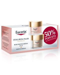 Eucerin Box Elasticity Rose Dnevna krema SPF 30 50ml + Noćna krema (-50%) 50ml Promo