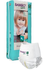 Bambo Pelene Nature Eco-Friendly 5 gaćice (11-17 kg) 38 komada