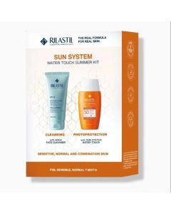 Rilastil Sun letnji set Water Touch SPF 50 50ml + Aqua Face Cleanser 100ml