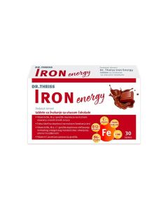 Dr.Theiss Iron Energy 30 tableta za žvakanje sa ukusom čokolade