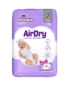 Violeta pelene Duble Care Mini 2 (3-6 kg) 76 komada