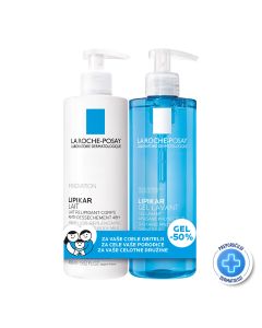 La Roche Posay Lipikar Lait 400ml + 50% popusta na Lipikar Gel Lavant 400ml