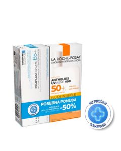 La Roche Posay Cicaplast B5 balzam 40ml + 50% popusta Anthelios UVMUNE 400 SPF50+ fluid 50ml