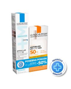 La Roche Posay Effaclar Duo M+ krema 40ml + Anthelios UVMUNE 400 SPF50+ fluid 40ml