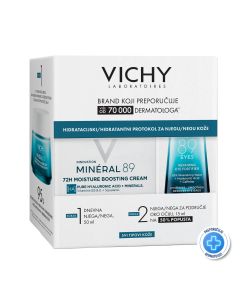 Vichy Mineral 89 Lagana krema 50ml + Serum za područje oko očiju (-50%) 15ml